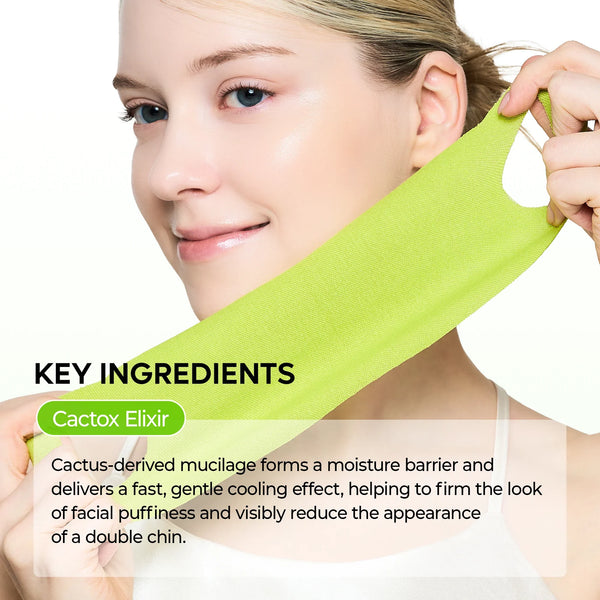 Cactox De-Puffing Pore Tox Mask Set with Caffeine for Puffiness and Pores