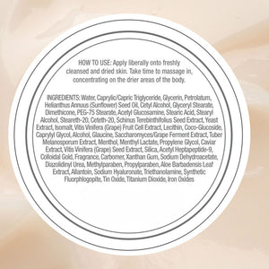 Champagne Firming Body Cream — Luxe-Lift Complex & Pink Pepperslim Firming Formula