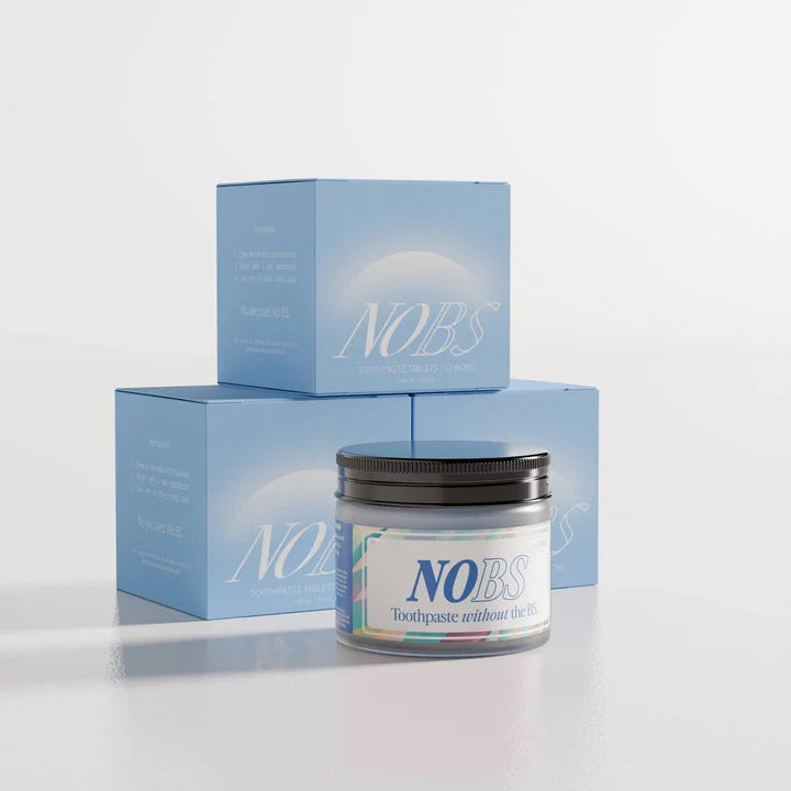 NOBS Toothpaste Tablets with Nano-Hydroxyapatite for Enamel Care and Fresh Breath