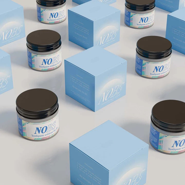 NOBS Toothpaste Tablets with Nano-Hydroxyapatite for Enamel Care and Fresh Breath