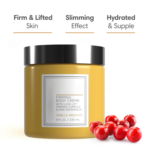 Champagne Firming Body Cream — Luxe-Lift Complex & Pink Pepperslim Firming Formula