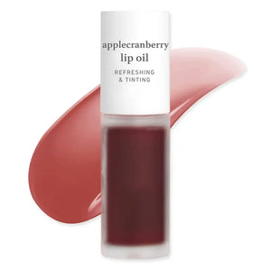 Korean Apple Lip Oil and Lip Stain, Glossy, Tinting, Long-Lasting