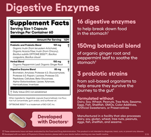 Hack Your Tummy Bundle Probiotics and Digestive Enzymes for Daily Gut Wellness