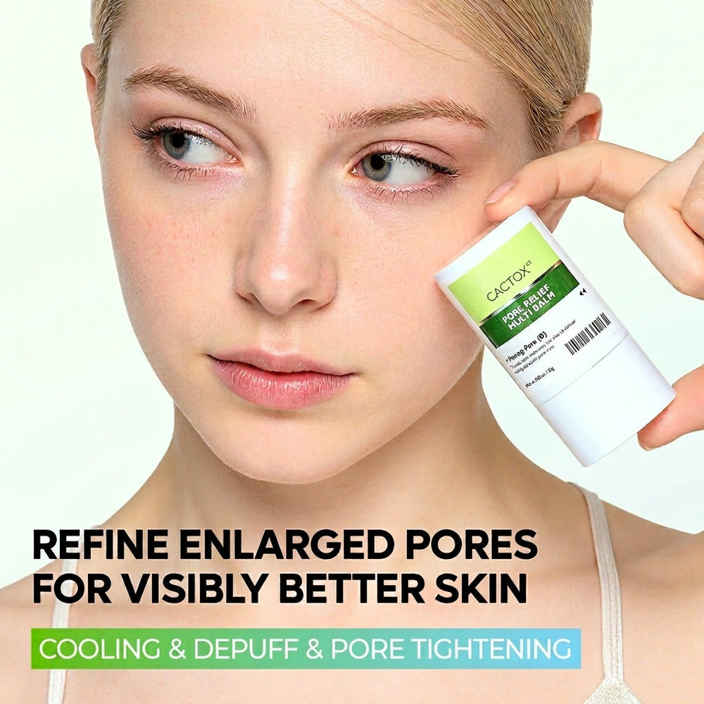 CACTOX Pore Relief Multi Balm — Cooling Formula for Visibly Smoother, Refined Skin