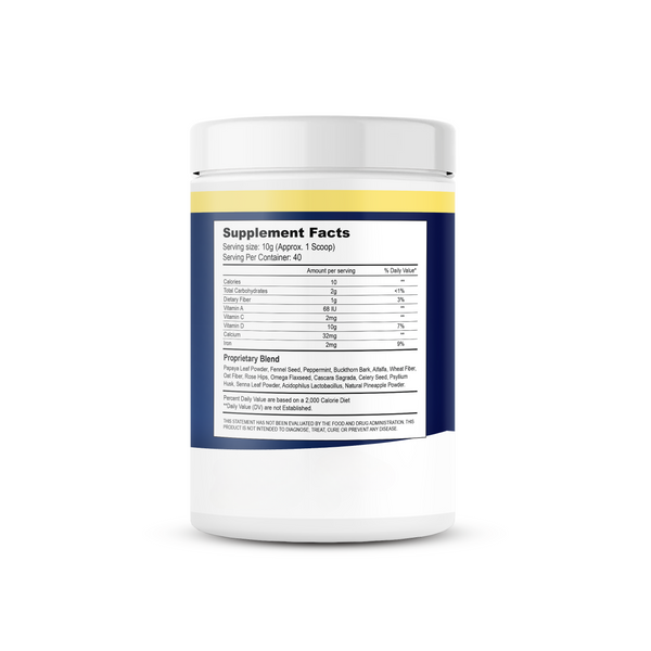 Extreme Detox Powder Plant-Based Daily Drink Mix for Digestive Wellness and Energy