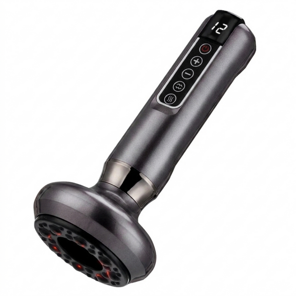 Heated Cupping Body Massager with Suction and Heat, Cordless