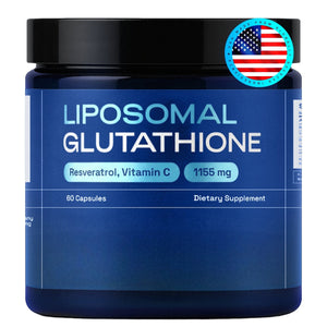Liposomal Glutathione Supplement with Resveratrol, Vitamin C, Selenium and Vitamin B2