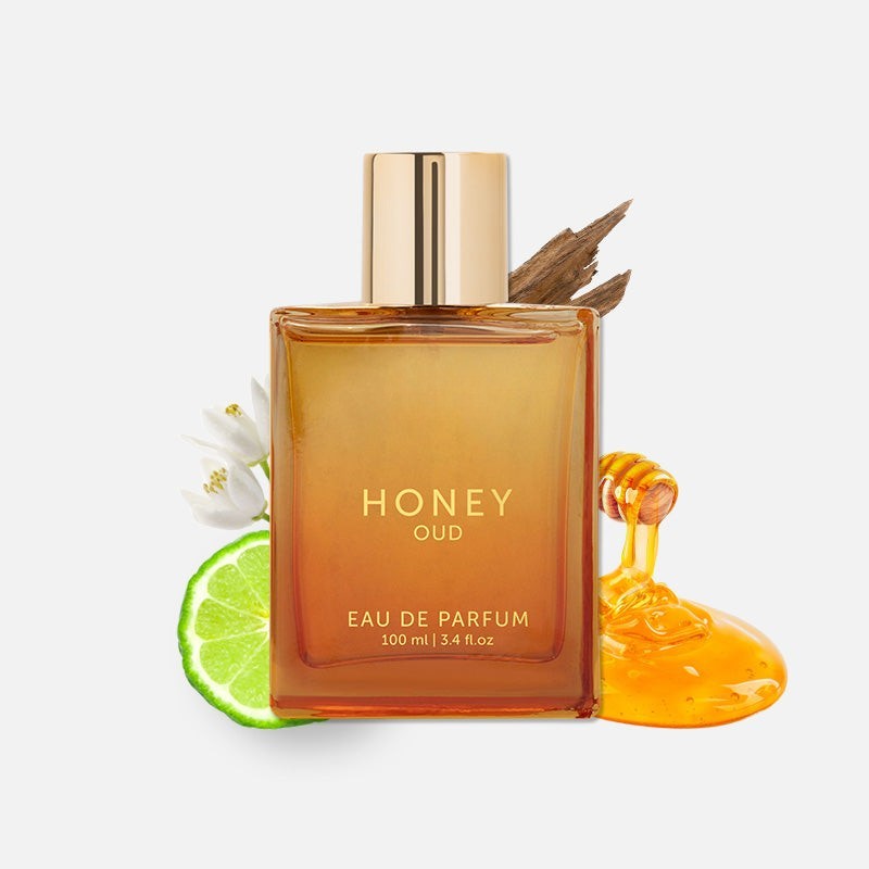 Honey Oud Eau de Parfum featuring Bergamot, Oud & Amber for Unisex Wear 100ml