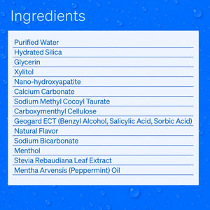10% Nano-Hydroxyapatite Toothpaste for Enamel Support, Teeth Whitening & Fresh Breath