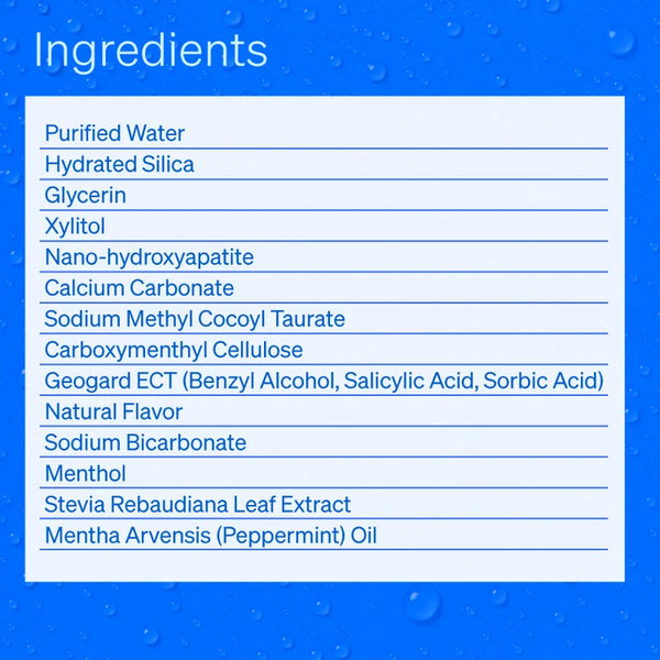 10% Nano-Hydroxyapatite Toothpaste for Enamel Support, Teeth Whitening & Fresh Breath