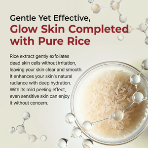Korean Skincare Set with Black Rice Ampoule, White Rice Ampoule and Toner