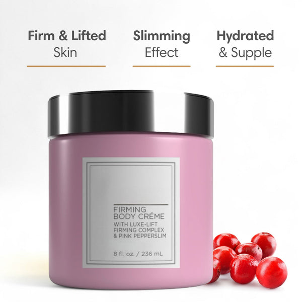 Champagne Firming Body Cream — Luxe-Lift Complex & Pink Pepperslim Firming Formula
