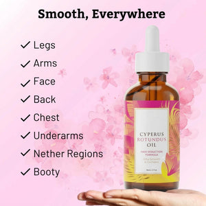 Cyperus Rotundus Body Oil for Smooth Skin, Body Care and Daily Moisture