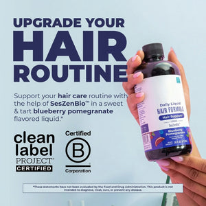 Daily Liquid Hair Formula with SesZenBio, Biotin and Vitamin C for Hair Density Support