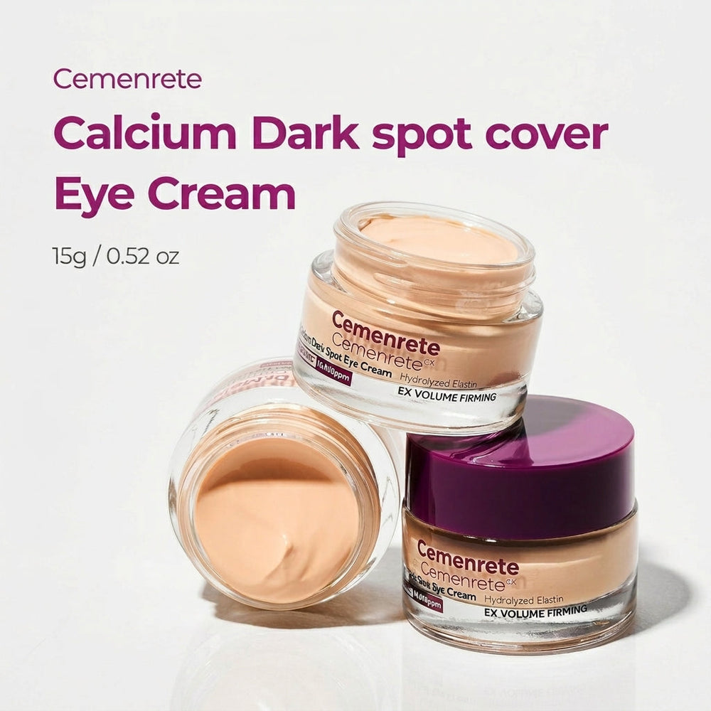 Calcium Dark Spot Cover Eye Cream for Dark Circles, Under Eye Bags and Firming