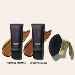 Body Coverage Perfector Twin Pack with X-Large Body Brush for Flawless Concealer Coverage