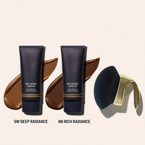 Body Coverage Perfector Twin Pack with X-Large Body Brush for Flawless Concealer Coverage