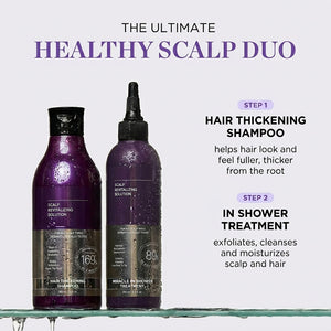 Hair & Scalp Revitalizing Solution Thickening Duo with Biotin & Prebiotics