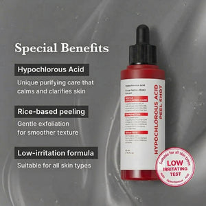 Hypochlorous Acid Peel Shot Duo with Rice Extract & Panthenol for Face and Body