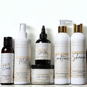 Healthy Hair Starter Kit 6-Piece Complete Hair Care Bundle for Stronger Hair