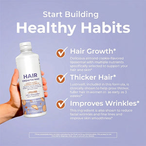 Advanced Hair Care Bundle – Daily Liquid Hair Formula 16 oz & Hair Growth Max Liposomal 15.22 oz
