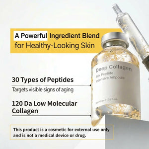 Deep Collagen Silk Peptide Intensive Ampoule Korean Face-Lifting Serum