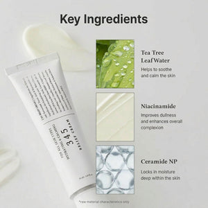345 Relief Cream Ceramide Moisturizer with Niacinamide for Sensitive Skin & Blemishes