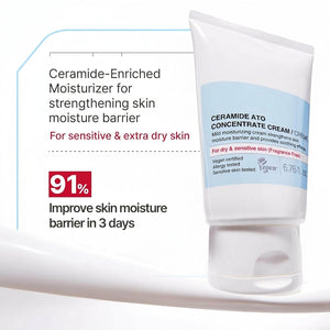 Ceramide Ato Concentrate Cream — 100-Hour Lasting Hydration for Dry and Sensitive Skin