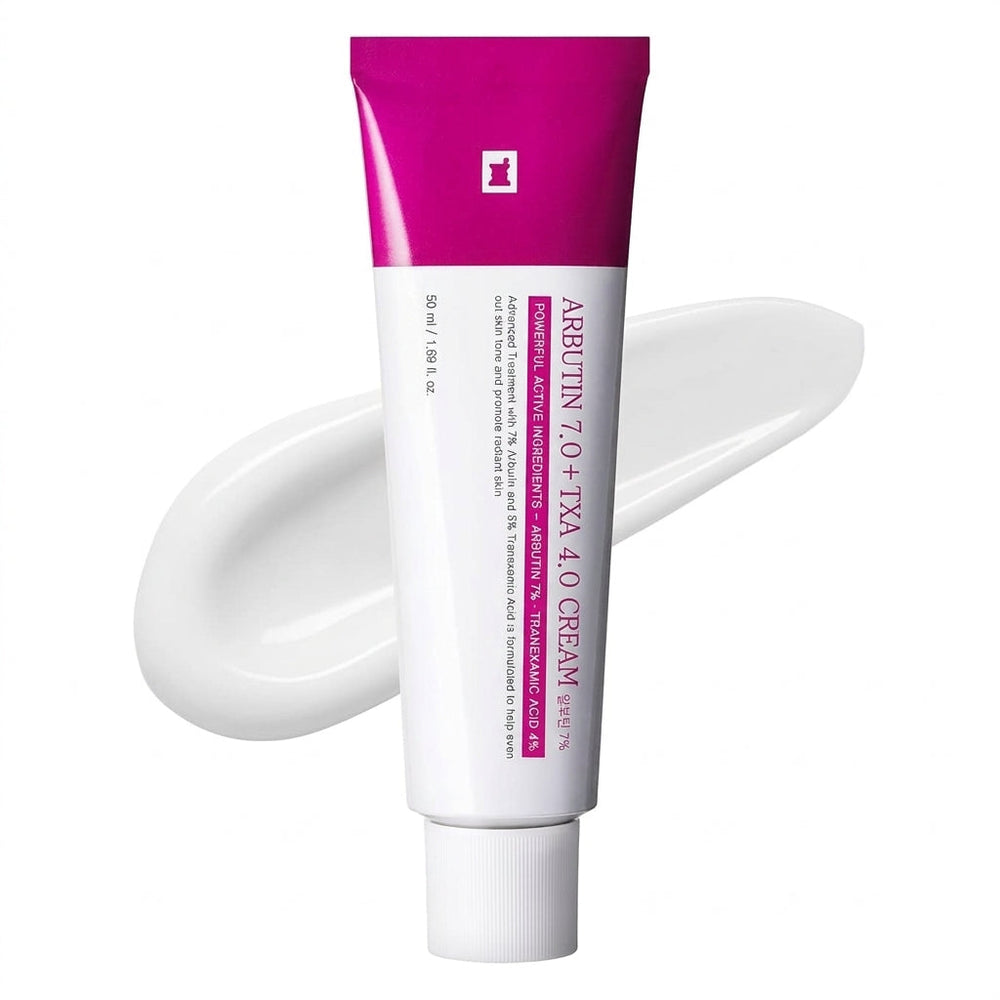Brightening Cream with Arbutin 7% & Tranexamic Acid 4% — Niacinamide & Glutathione for Dark Spots, 50ml