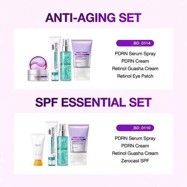 Plump DewTox Set with PDRN, Retinol and Collagen for Firming