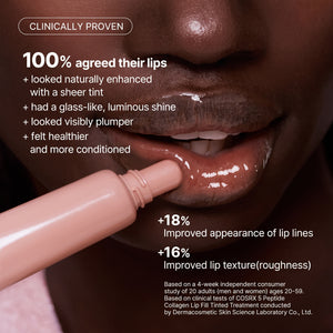Skincare-Grade Lip Care with 5 Peptides, Collagen & Ceramide Set