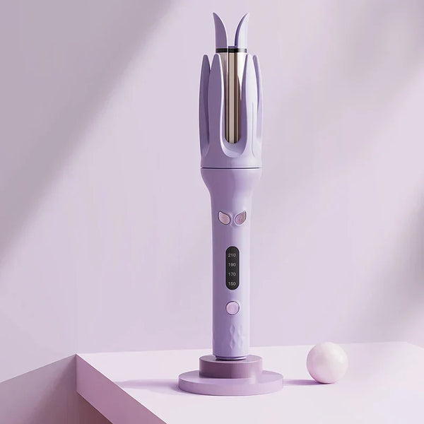 Automatic Hair Curling Iron, Negative Ion Rotating Curl Wand, 4 Heat