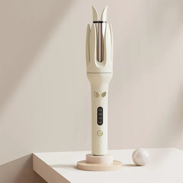 Automatic Hair Curling Iron, Negative Ion Rotating Curl Wand, 4 Heat