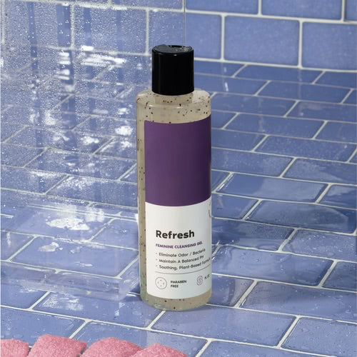 pH Balancing Refresh Plant-Based Intimate Body Wash for Sensitive Skin 8 oz