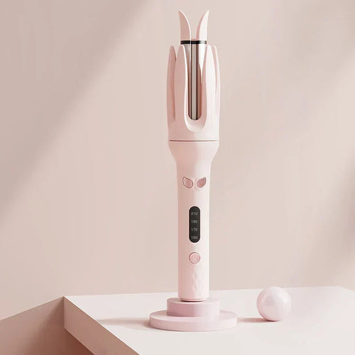 Automatic Hair Curling Iron, Negative Ion Rotating Curl Wand, 4 Heat