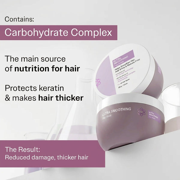 Ultra Smoothing Hair Trio with Niacinamide for Smoother, Frizz-Free Hair