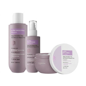Ultra Smoothing Hair Trio with Niacinamide for Smoother, Frizz-Free Hair