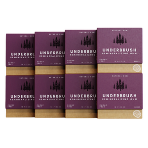 Underbrush Remineralizing Chewing Gum featuring Nano-Hydroxyapatite