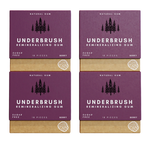 Underbrush Remineralizing Chewing Gum featuring Nano-Hydroxyapatite