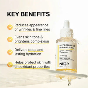 NIDA Hydrating Renewal Serum Duo with Centella, Hyaluronic Acid, Peptides
