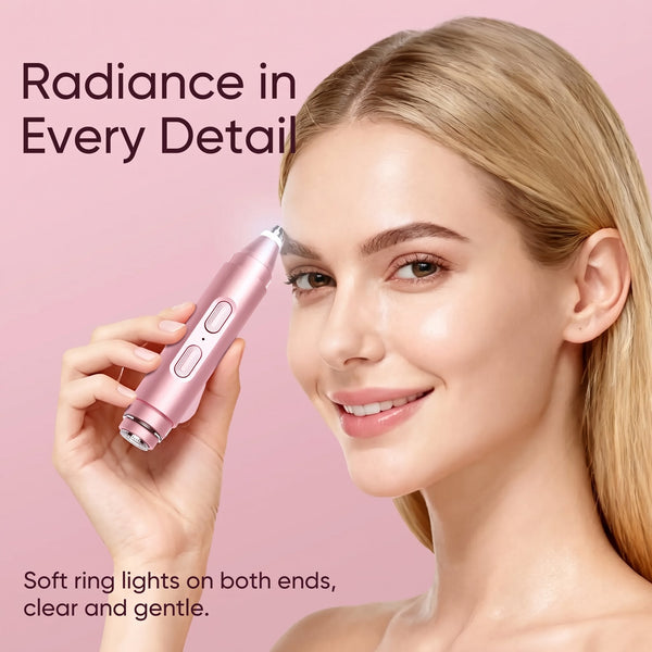 2 in 1 Facial & Eyebrow Hair Trimmer for Women, LED, Painless