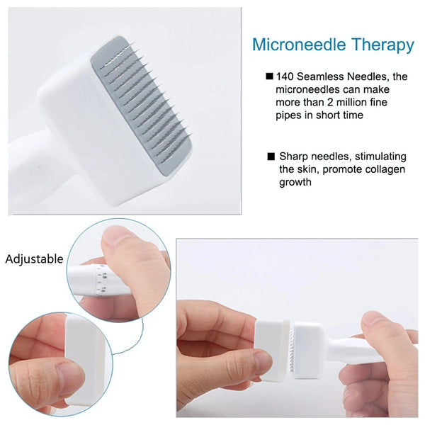 Titanium Derma Stamp 0.25mm for Skin Care, Ergonomic, for Beginners