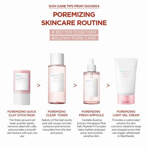 Perfect Pore Set with Cleansing Foam, Clay Mask, Toner, Ampoule and Gel Cream