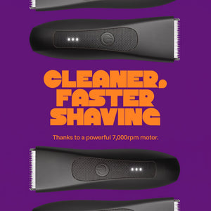 Groin & Body Hair Trimmer for Men, Waterproof Wet/Dry Ceramic Blade