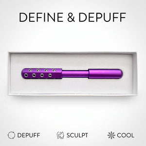 UpLift Facial Massaging Beauty Roller with 24 Stones for De-Puffing