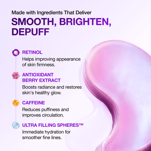 Retinol Berry Revitalizing Eye Patch for Fine Lines & Dark Circles