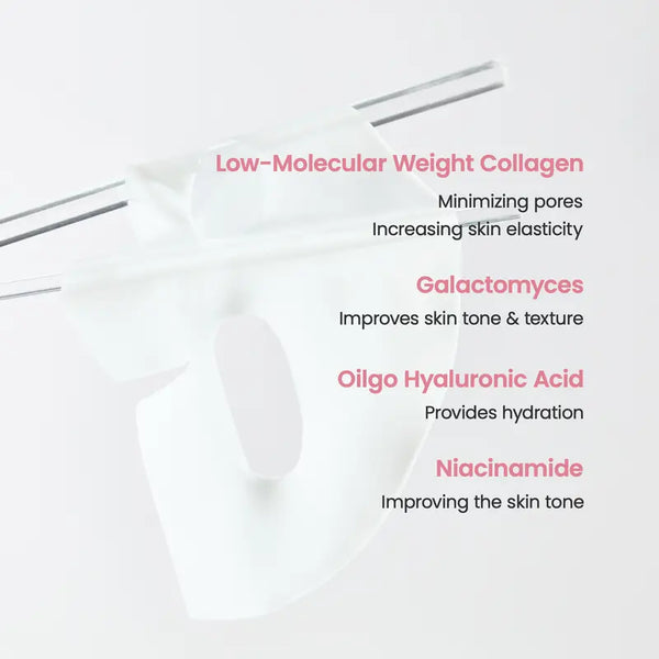 OG Hydrogel Face Mask with Collagen & PDRN for Pores and Glow