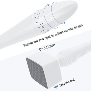 Titanium Derma Stamp 0.25mm for Skin Care, Ergonomic, for Beginners