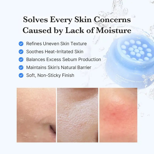 Hyaluronic Acid Capsule Cream Face Moisturizer for Hydration and Dewy Skin