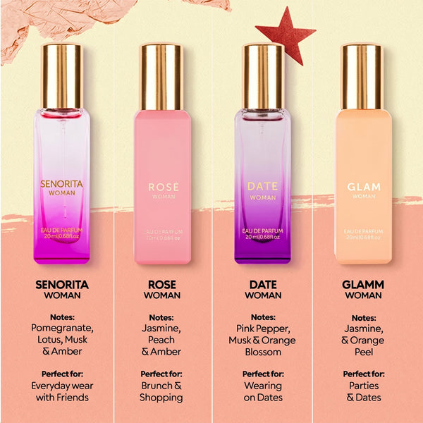 Midnight Mischief Honey Oud EDP + 4x20ml Mini Perfumes Set